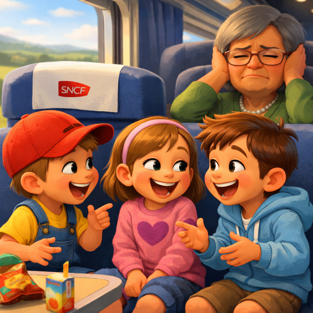 No kids, les enfants bientôt interdits dans les trains !